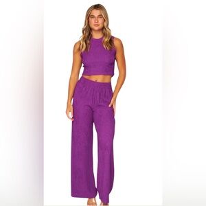 Purple Women's Two Piece Set! Brand New! Multiple Sizes Available!